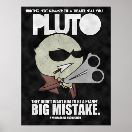 Pluto: The Movie Poster (Vorne)