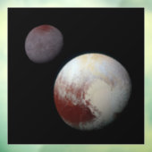 Pluto und Charon 9. oder Zwergplanet Sonnensystem Fensteraufkleber (Blatt 3)