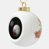 Pluto und Charon 9. oder Zwergplanet Sonnensystem Keramik Kugel-Ornament (Rechts)