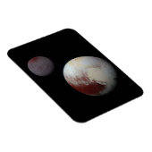 Pluto und Charon 9. oder Zwergplanet Sonnensystem Magnet (Rechte Seite)