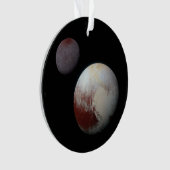 Pluto und Charon 9. oder Zwergplanet Sonnensystem Ornament (Vorderseite)