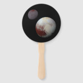 Pluto und Charon 9. Planet oder Zwergplanet Sonnen Fächer (Rückseite)