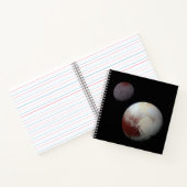 Pluto und Charon 9. Planet oder Zwergplanet Sonnen Notizblock (Innenseite)