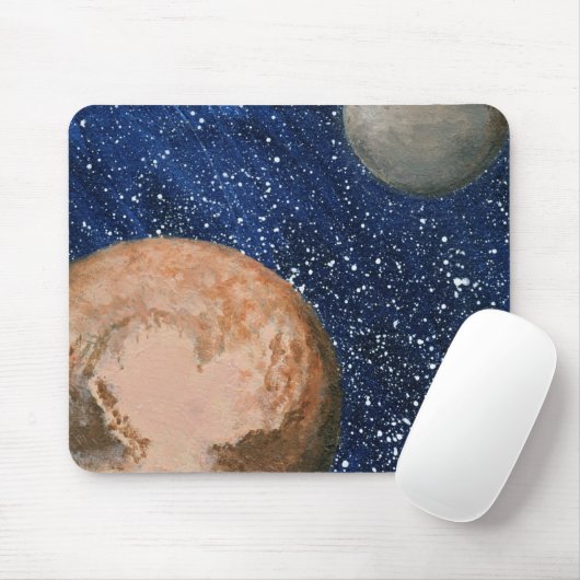 Pluto und Charon Mousepad (Mit Mouse)