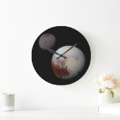 Pluto und Charon NASA - Neue Horizonte Große Wanduhr (Zuhause)