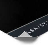 Pluto und Charon Poster (Ecke)