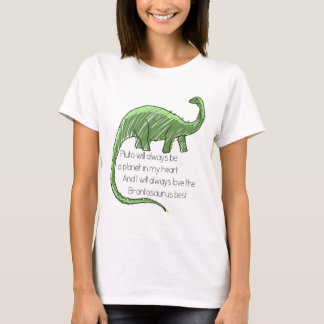 Pluto und der Brontosaurus T-Shirt