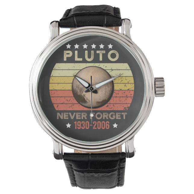 Pluto Vergessen Sie 1930-2006 nie Armbanduhr (Vorderseite)