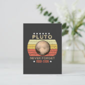 Pluto Vergessen Sie 1930-2006 nie Postkarte (Stehend Vorderseite)
