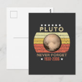 Pluto Vergessen Sie 1930-2006 nie Postkarte (Vorne/Hinten)