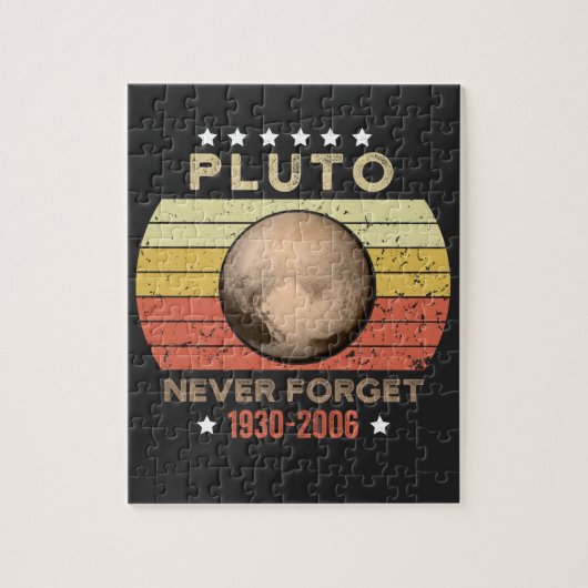 Pluto Vergessen Sie 1930-2006 nie Puzzle (Vertikal)