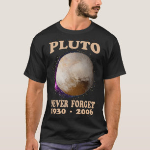 Pluto Vergessen Sie 1930 2006 nie T-Shirt