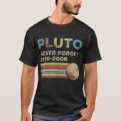 Pluto Vergessen Sie nie 1930 - 2006 T-Shirt (Vorderseite)