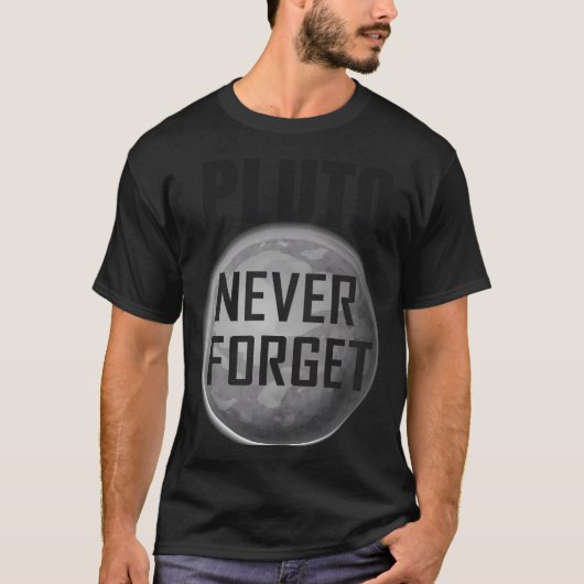 Pluto Vergessen Sie nie 1930 - 2006 T-Shirt (Vorderseite)