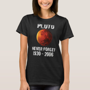 Pluto Vergessen Sie Nie 1930 2006 Vintage   T-Shirt