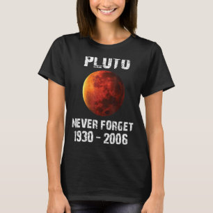 Pluto Vergessen Sie Nie 1930 2006 Vintage T-Shirt