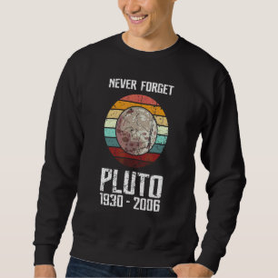 Pluto Vergessen Sie Nie 1930 2006 Vintage Weltra Sweatshirt