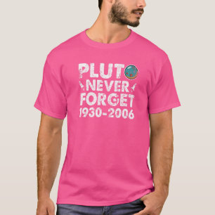 Pluto Vergessen Sie Nie 1930 2006 Vintage Weltrau T-Shirt
