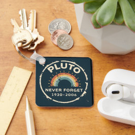 Pluto Vergessen Sie nie 1930-2006 Vintagen Retro-P Schlüsselanhänger