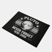 Pluto Vergessen Sie Nie Fußmatte (Schrägansicht)