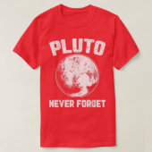Pluto Vergessen Space Planet Spaß Funny Scien nie T-Shirt (Design vorne)