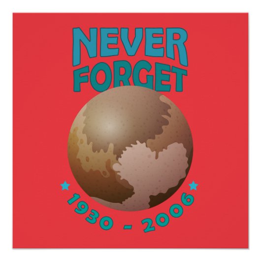 Pluto Vergiss 1930 nie | Pluto Vergessen Sie nie S Poster (Vorderseite)