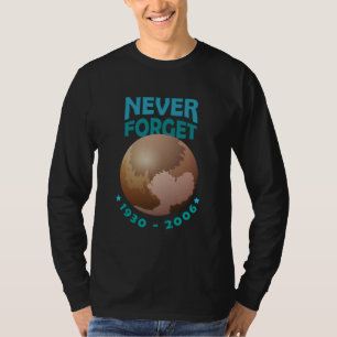 Pluto Vergiss 1930 nie Pluto Vergessen Sie nie S T-Shirt
