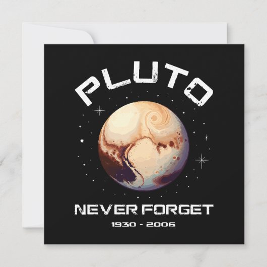 Pluto vergiss nie (Vorderseite)