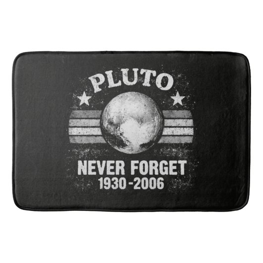 Pluto vergiss nie badematte (Vorderseite)
