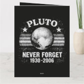 Pluto vergiss nie dankeskarte (Rückseite)