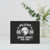 Pluto vergiss nie einladung (Stehend Vorderseite)