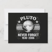 Pluto vergiss nie einladung (Rückseite)