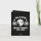 Pluto Vergiss Nie Feiertagskarte (Rückseite)