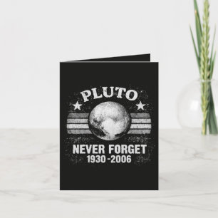 Pluto Vergiss Nie Feiertagskarte