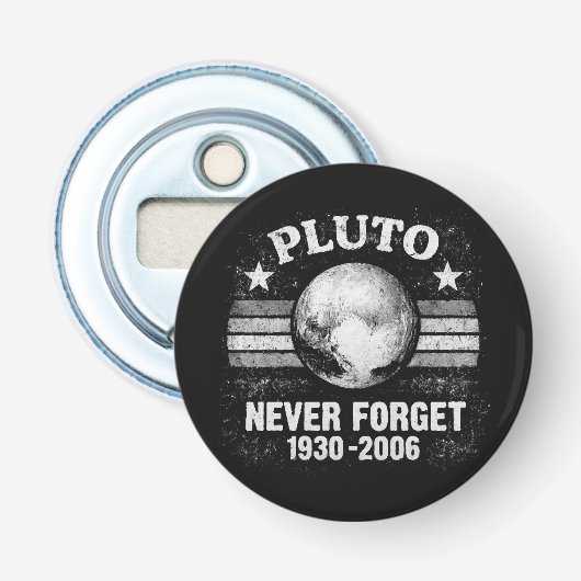 Pluto vergiss nie flaschenöffner (Vorderseite)