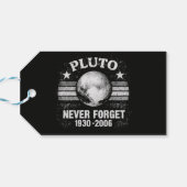 Pluto vergiss nie geschenkanhänger (Rückseite Horizontal)