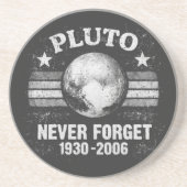 Pluto vergiss nie getränkeuntersetzer (Vorne)