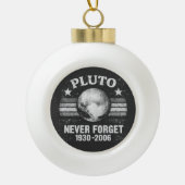 Pluto vergiss nie keramik Kugel-Ornament (Vorderseite)