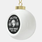 Pluto vergiss nie keramik Kugel-Ornament (Rechts)
