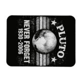 Pluto vergiss nie magnet (Horizontal)