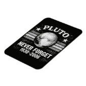 Pluto vergiss nie magnet (Linke Seite)
