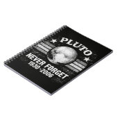 Pluto vergiss nie notizblock (Linke Seite)