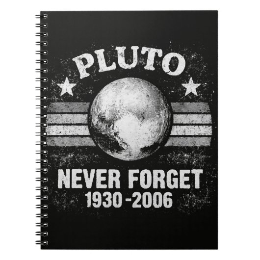 Pluto vergiss nie notizblock (Vorderseite)