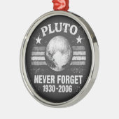 Pluto vergiss nie ornament aus metall (Links)