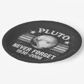 Pluto vergiss nie pappteller (Schrägansicht)