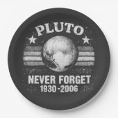 Pluto vergiss nie pappteller (Vorderseite)