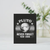 Pluto vergiss nie postkarte (Stehend Vorderseite)