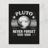 Pluto vergiss nie postkarte (Vorderseite)