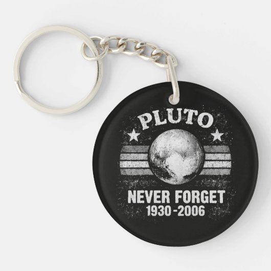 Pluto vergiss nie schlüsselanhänger (Vorderseite)