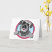 Pluto Whoosh Grußkarte Karte (Gelbe Blume)